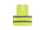 Жилет сигнальный желтый, 2 горизонтальные полосы, 60 гр., размер XXXL, 12124М