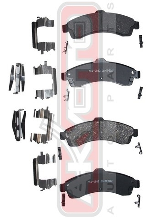 Колодки тормозные дисковые передние AKYOTO AKD0882