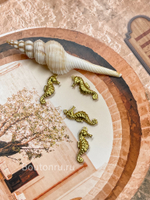 Подвеска золотистая "Морской конёк" Скиап