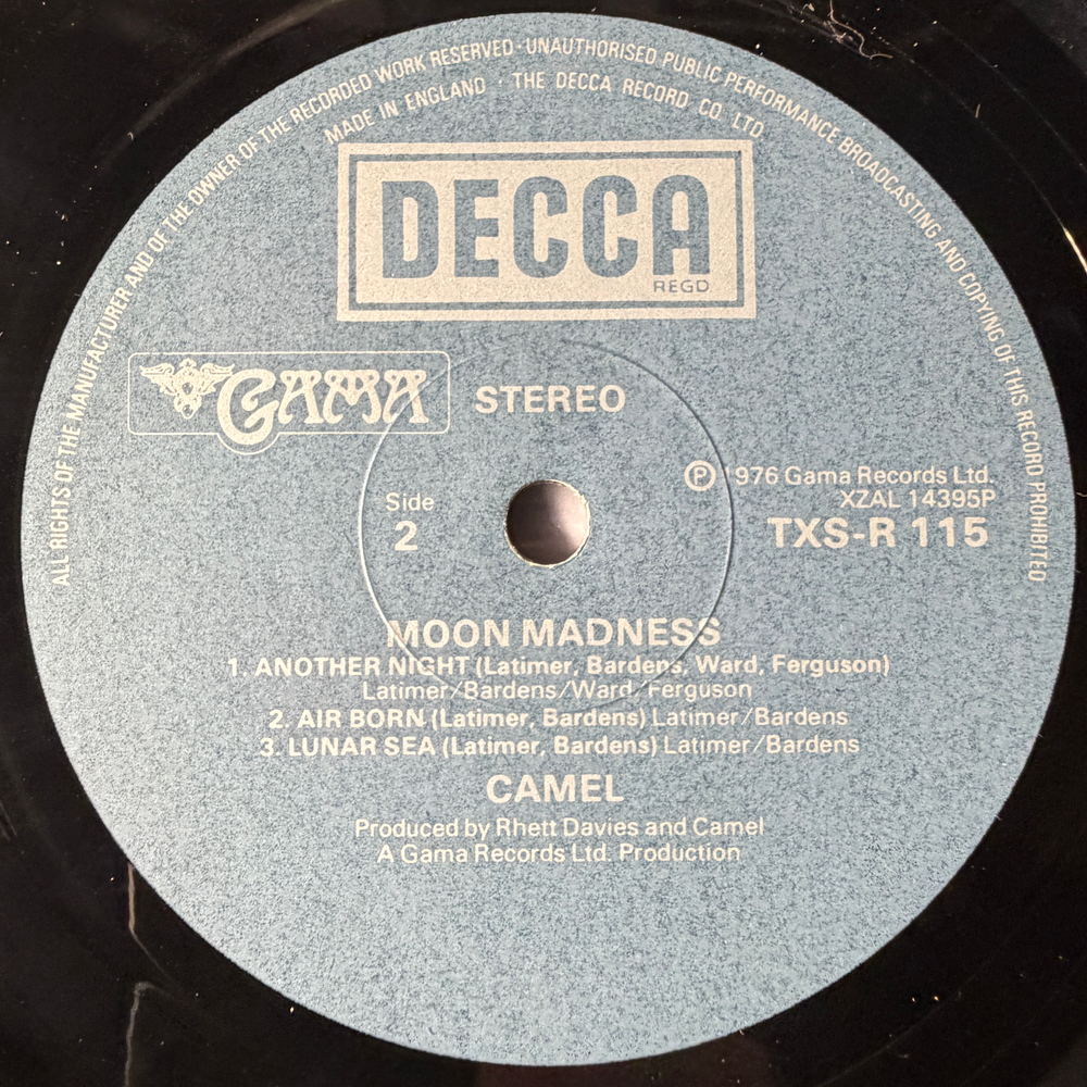 Camel - Moonmadness (Англия 1976г.)