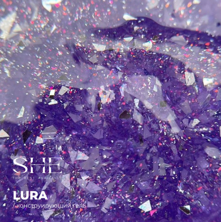 She Gel Construction Tinsel Lura - Конструирующий гель камуфлирующий, 30мл