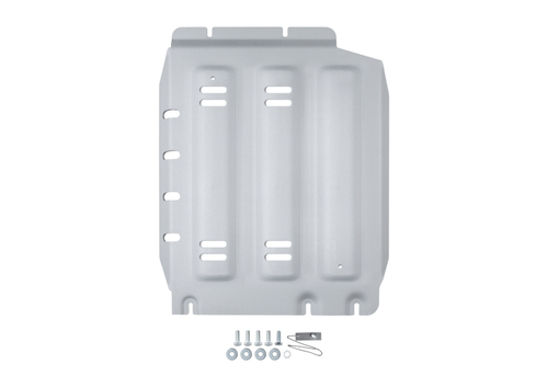 Защита КПП Rival для Tank 300 4WD АКПП 2023-н.в./500 4WD АКПП 2023-н.в., алюминий 3 мм, с крепежом, штампованная, 333.4803.1