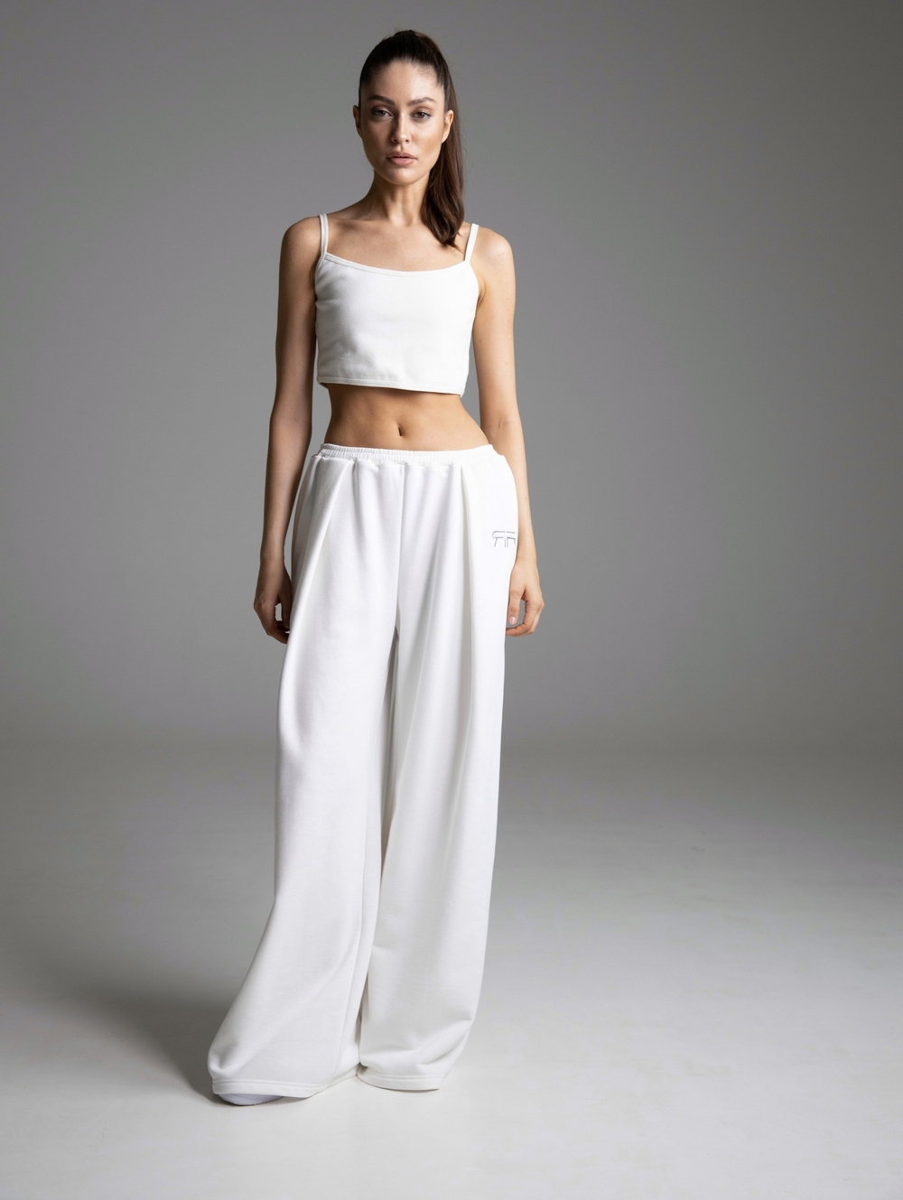 Брюки широкие "ЯR 24' молоко