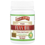 Barlean's, Свежее льняное масло, 100 мягких таблеток