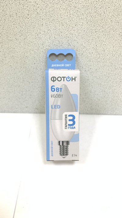 Лампа светодиод Фотон LED B35 6W E14 4000K