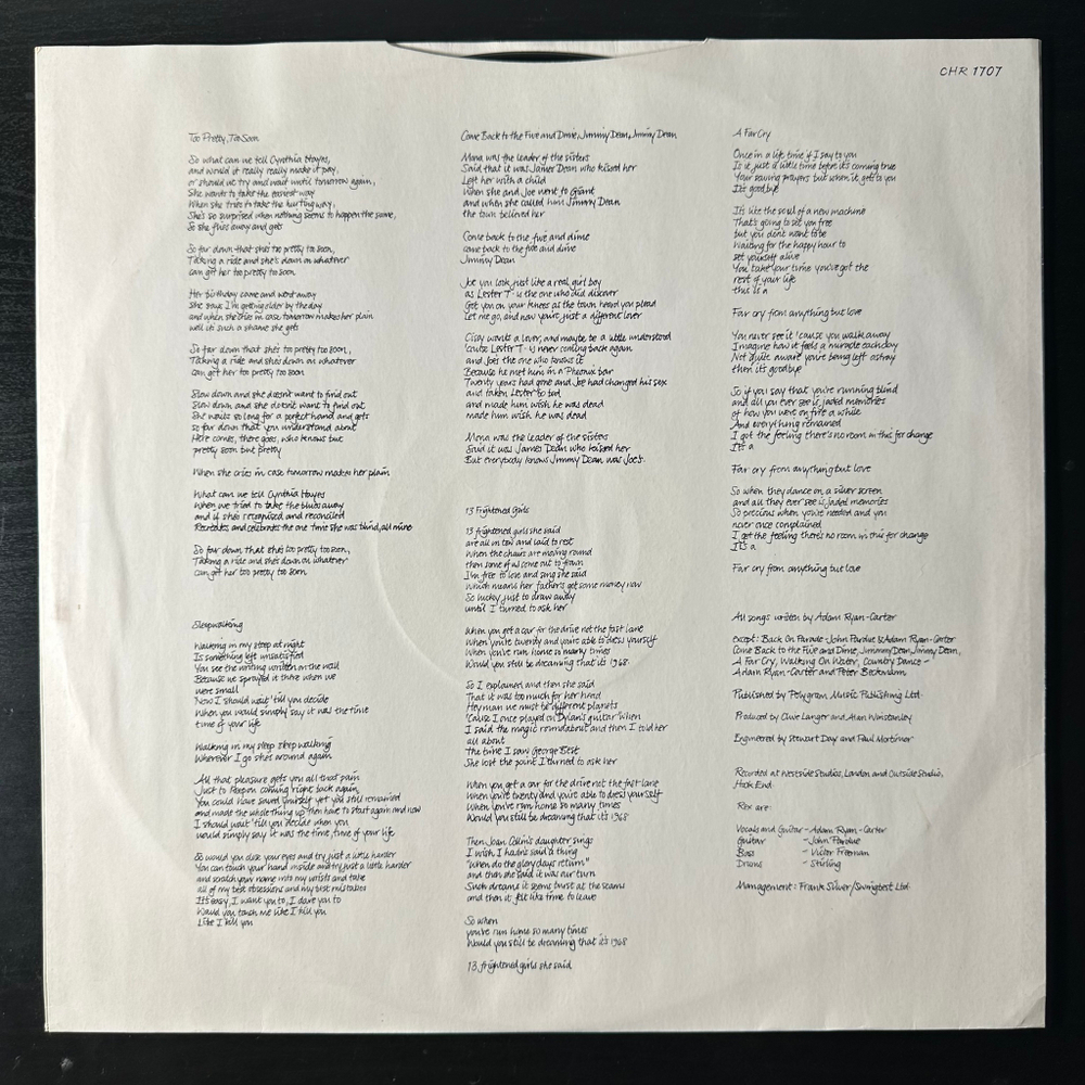 Rex ‎– Best Obsessions (Англия 1989г.)