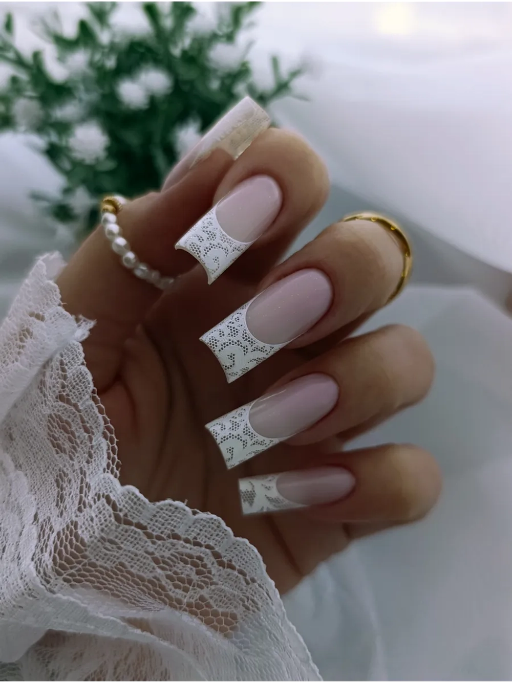 Lucky Rose Слайдеры наклейки для длинных ногтей 424