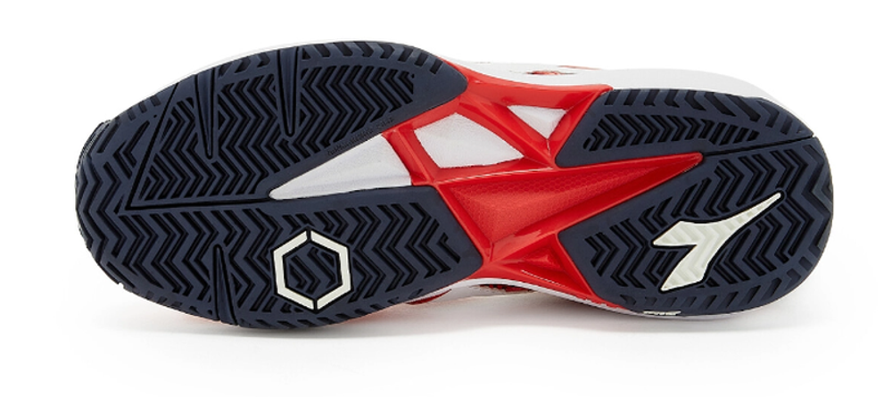 Детские теннисные кроссовки Diadora B.Icon 2 Y JR - blue corsair/white/fiery red