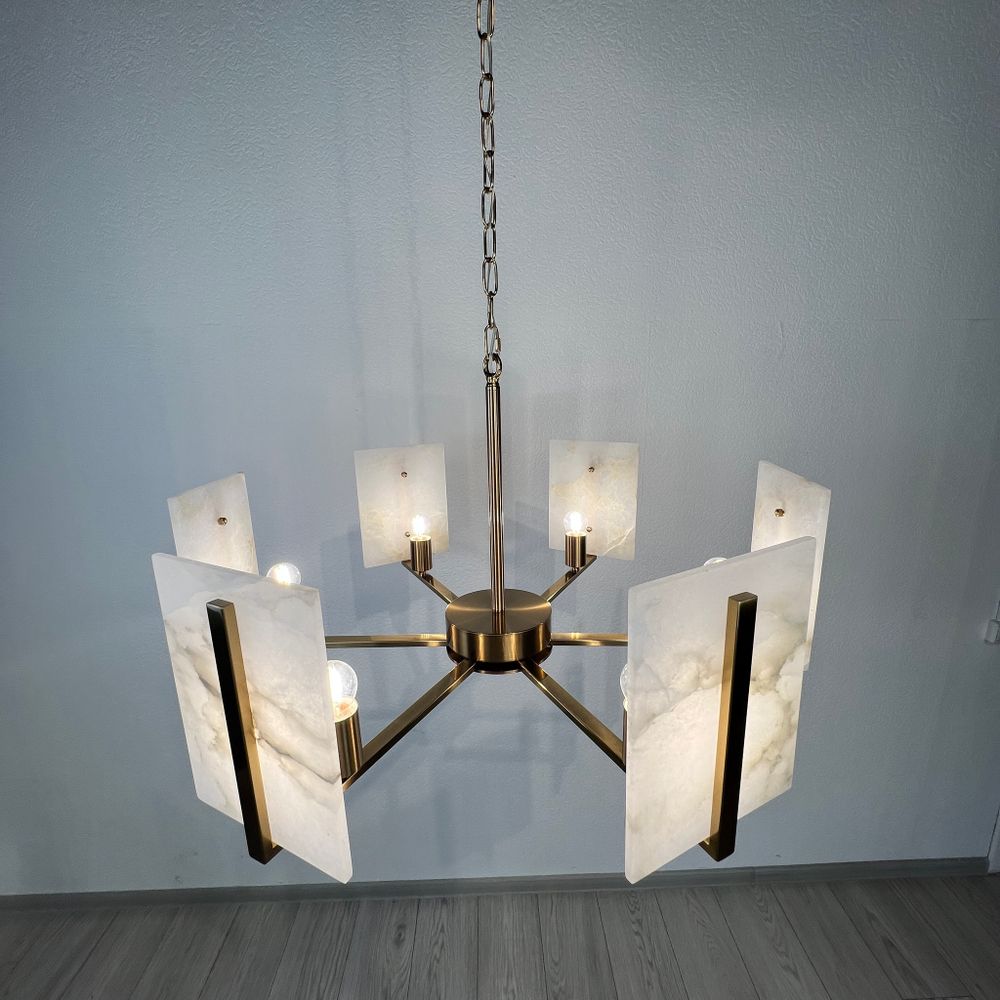 Люстра Marble Square Chandelier By Imperiumloft