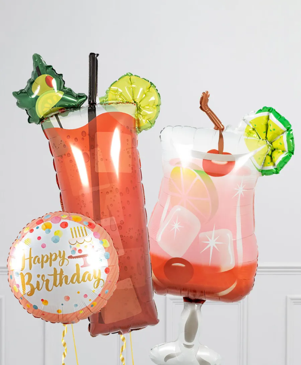 Фольгированный шар-фигура «Коктейль Кровавая Мэри», 94 см