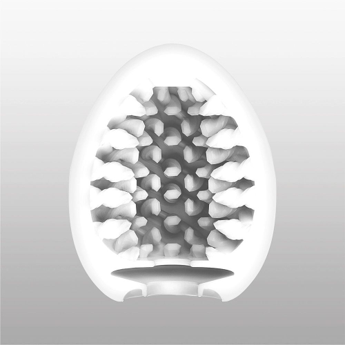 Мастурбатор-яйцо Tenga EGG Brush, эластичный, рельефные бугорки