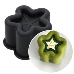 Силиконовая форма для муссовых бенто тортов «Звезда»