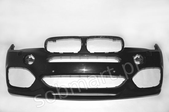 Юбка переднего бампера V.1 для BMW X5 F15 2013-2018