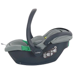 Автолюлька Indigo Minky I-Size с базой 0+ (40-87см) светло-серый