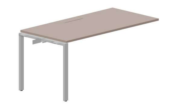 стол Strike 1580х780х750мм (меламиновый аутлет) - приставной элемент
