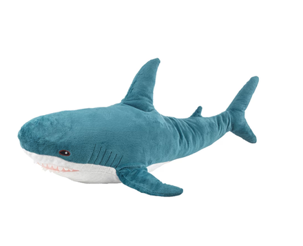 БЛОХЭЙ BLAHAJ Мягкая игрушка акула, 100 см
