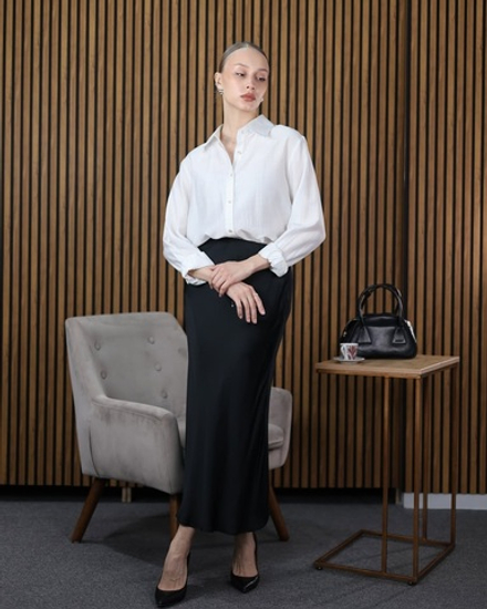 юбка атласная