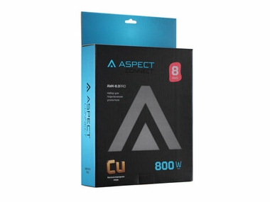 Aspect Audio Connect AWK-8.0PRO | Установочный набор для усилителя медный (Без RCA)