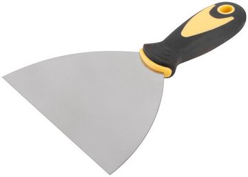 Шпатель, нерж.сталь, прорезиненная ручка  5" (125 мм)