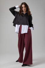 Рубашка оверсайз трансформер белая