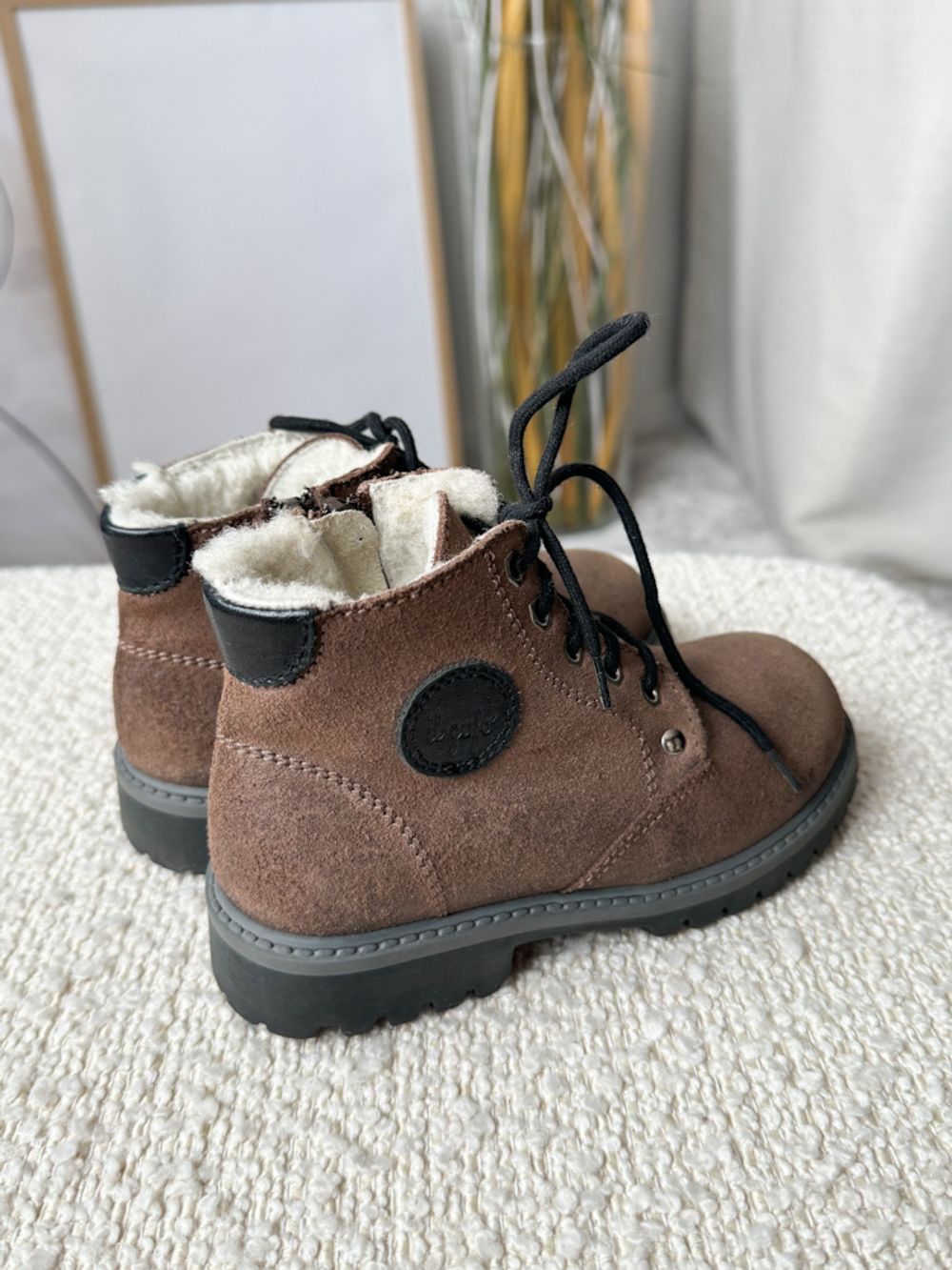 Зимние замшевые ботинки  Il Gufo, 28