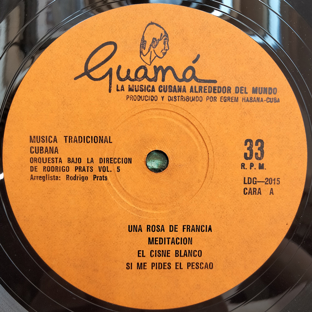 Orquesta Bajo La Direccion De Rodrigo Prats / Musica Tradicional Cubana Vol. 5 (LP)