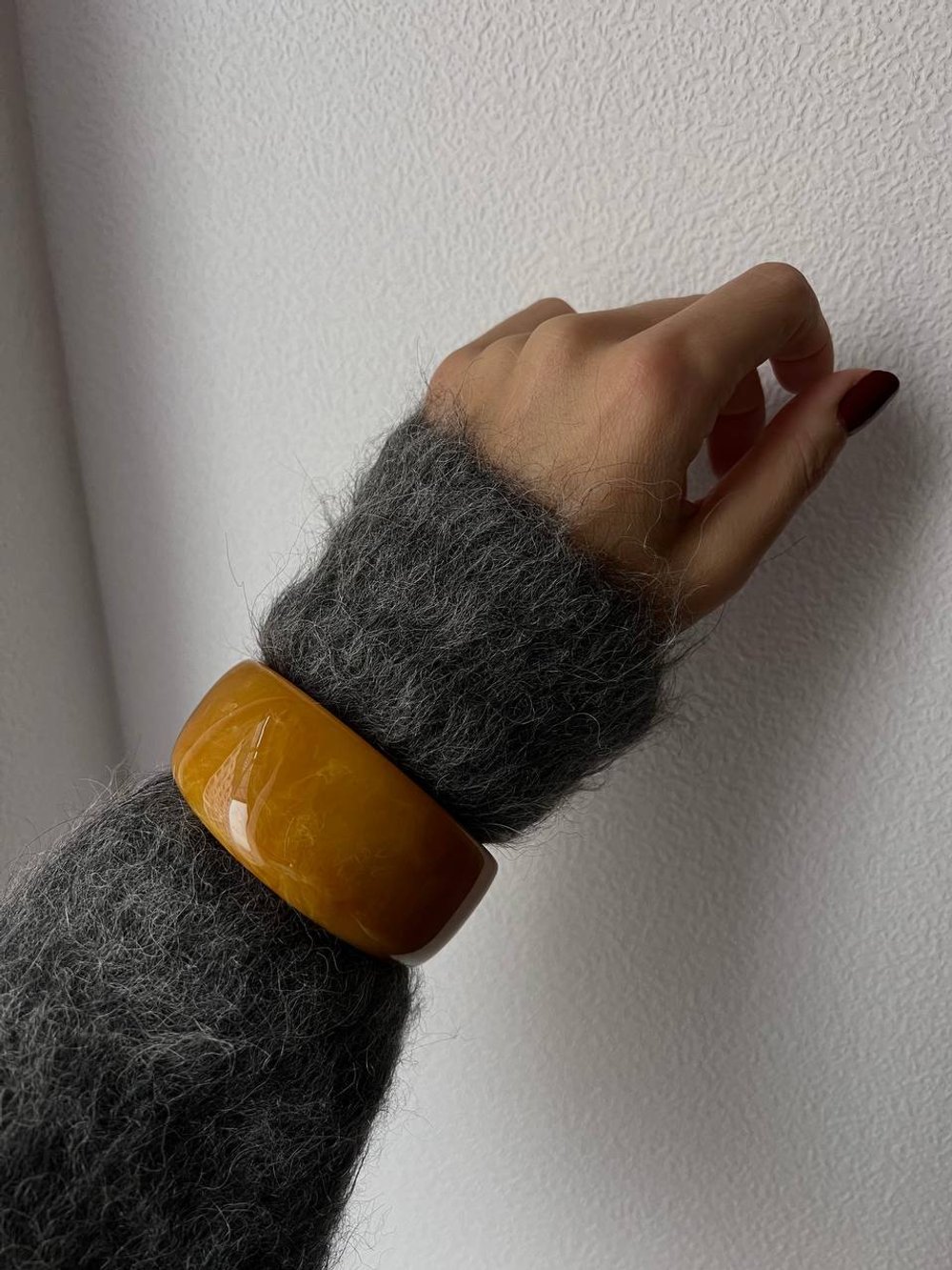 Браслет из смолы Ари, Горчичный