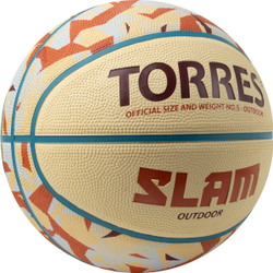 Мяч баскетбольный TORRES Slam B023145, размер 5