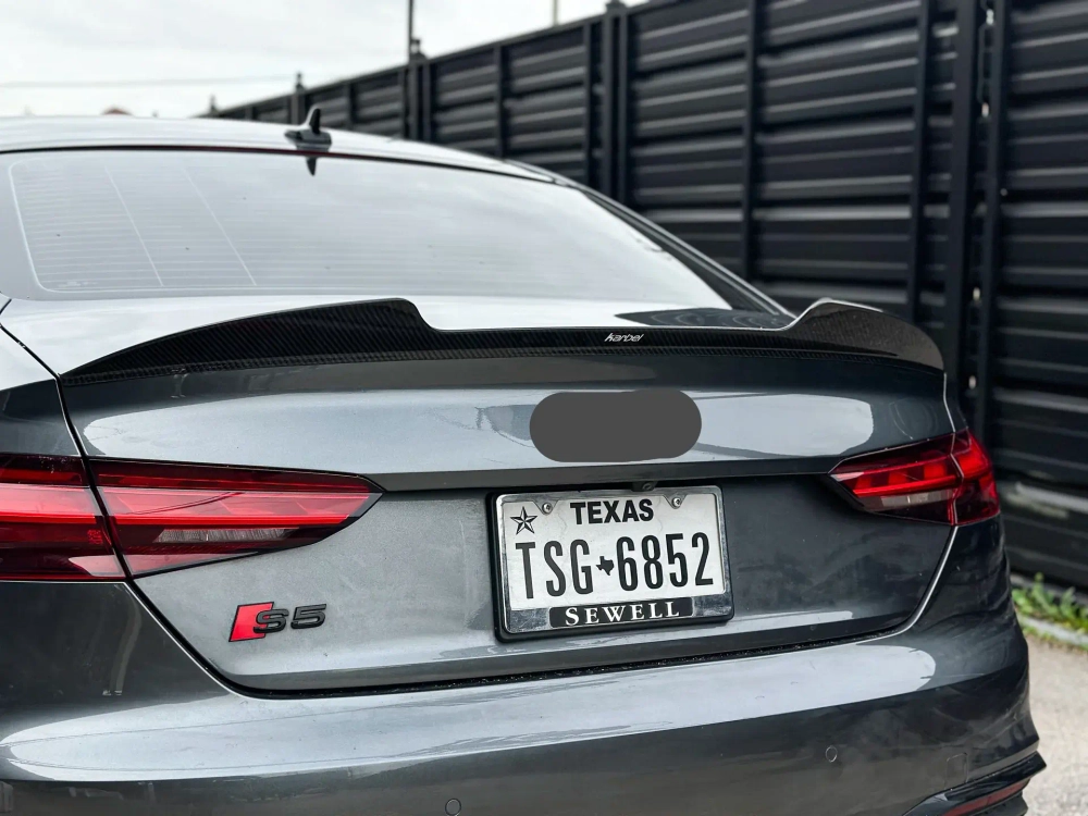 Карбоновый спойлер для AUDI RS5 & S5 A5 S-LINE & A5 B9 B9.5 2017-2025+ Ауди обвес