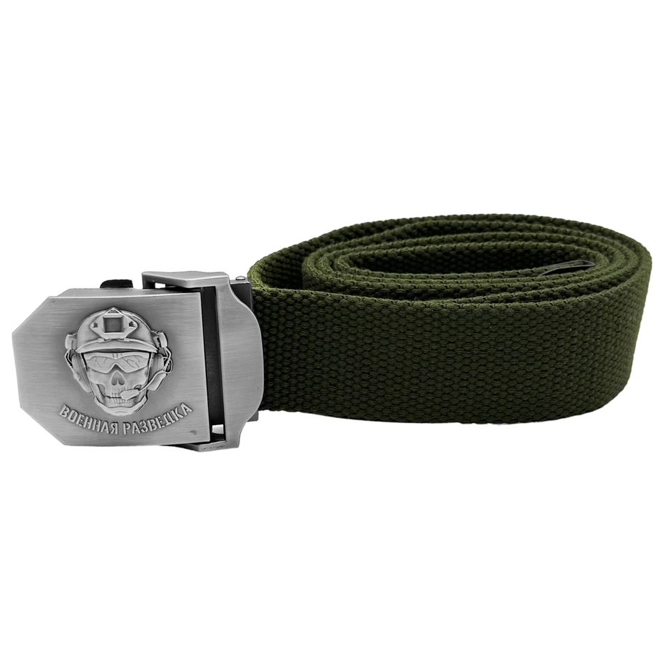 Ремень тактический брючный Военная разведка (олива)