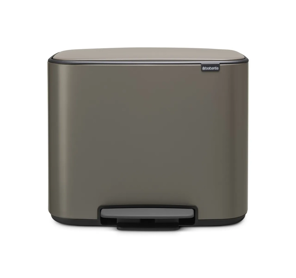 Brabantia Контейнер для мусора Bo 3х11л с сегрегацией, платина 121067