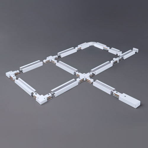 Коннектор прямой для шинопровода Elektrostandard Track Rail WH Surface TRC-1-1-I-WH