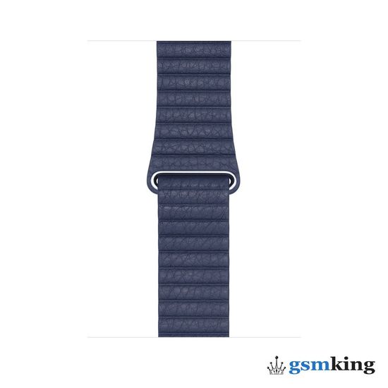 Apple Leather Loop for Apple Watch 42|44|45|49mm Midnight Blue (Тёмно-синий) MLHL2ZM/A