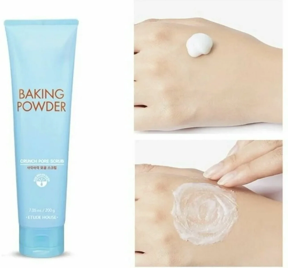 ETUDE HOUSE BAKING POWDER CRUNCH PORE SCRUB Скраб с содой для очищения пор 200 гр.