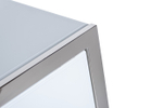 KFG103 Консоль 2 ящика белая/хром  120*42*79см