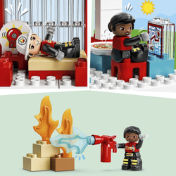 LEGO DUPLO - Пожарная часть и вертолет 10970