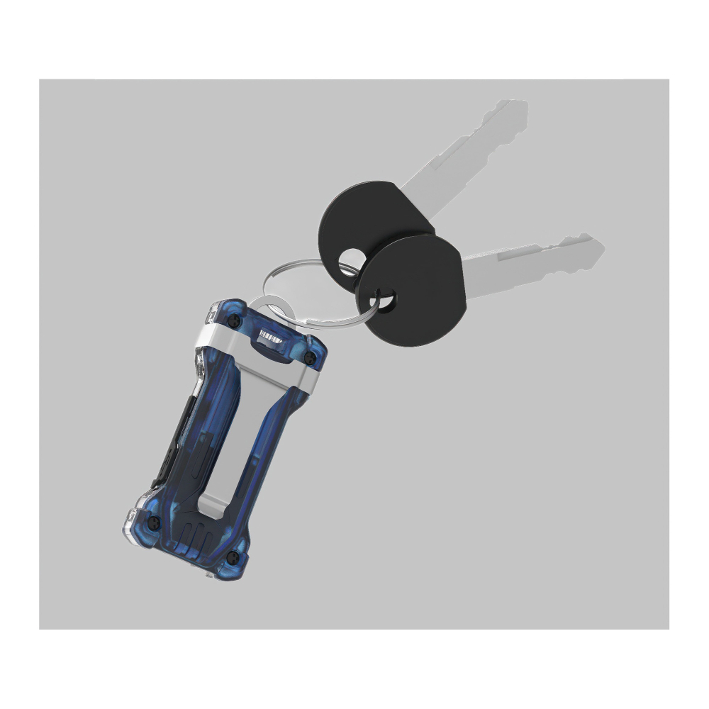 Наключный фонарь Armytek Zippy (Blue Sapphire) - долгое время работы — до 10 часов в минимальном режиме.