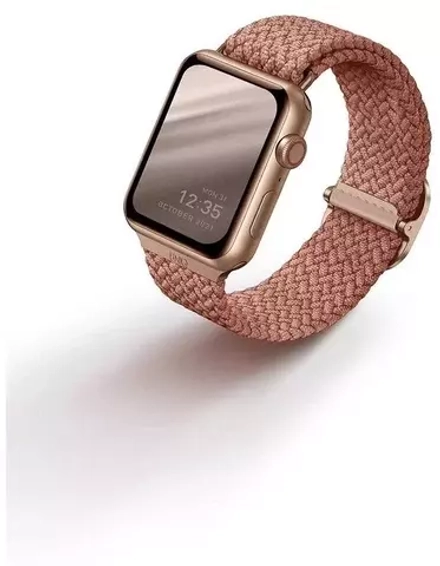 Ремешок Uniq 41/40/38мм ASPEN Design Strap Braided для Apple Watch Pink (Розовый)
