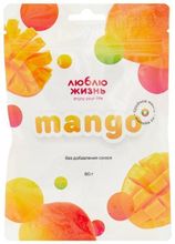 Манго Люблю жизнь сушеное, 80 г