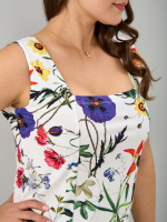 Майка М-040/молоко-полевыецветы