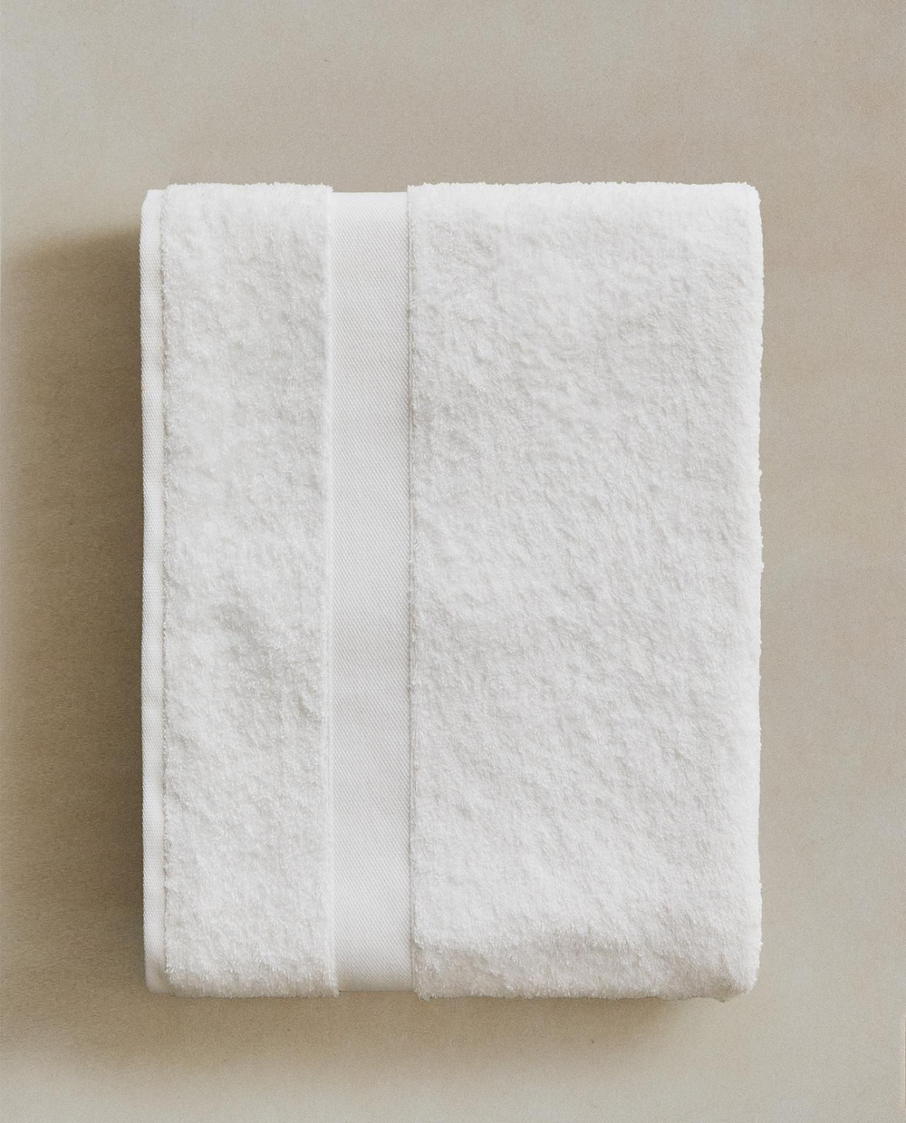 Zara Home - Хлопковое банное полотенце премиум-класса (600 г / м2), белый, 100х180 см