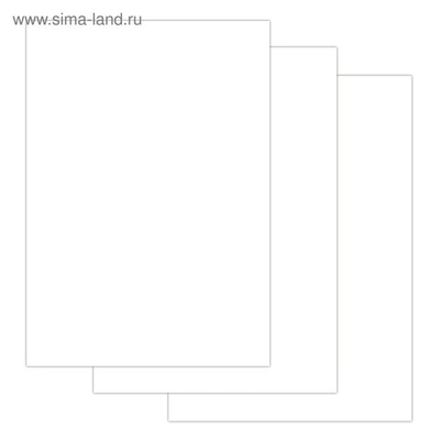 Папка для черчения А4, 24 листа, 200 г/м, BRAUBERG, без рамки, ватман ГОЗНАК КБФ