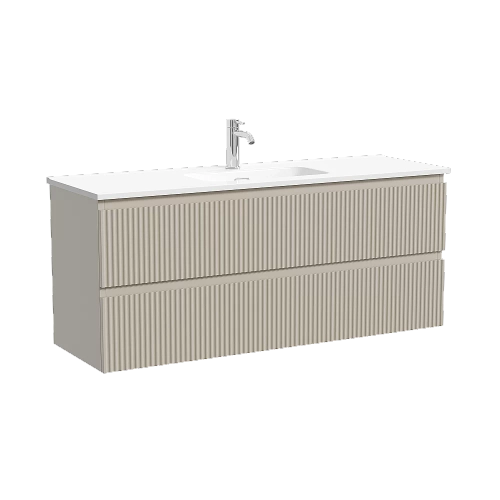 Тумба с раковиной Sancos Snob R SNR120/39CE/CN7028 Beige Soft