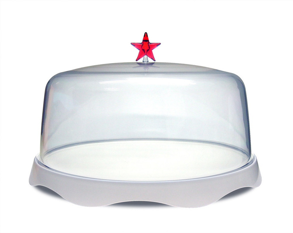 Тортовница подарочная большая merry tray, белая