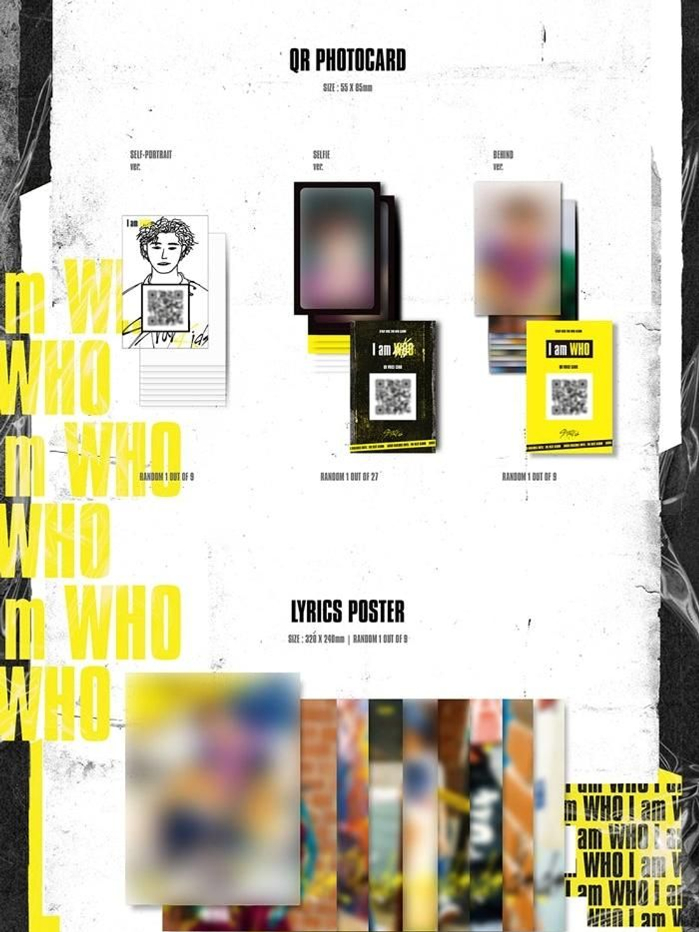 Альбом Stray Kids - I am WHO 2nd Mini Album RANDOM Version