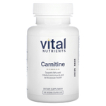 Vital Nutrients, Карнитин, 60 веганских капсул (500 мг на капсулу)