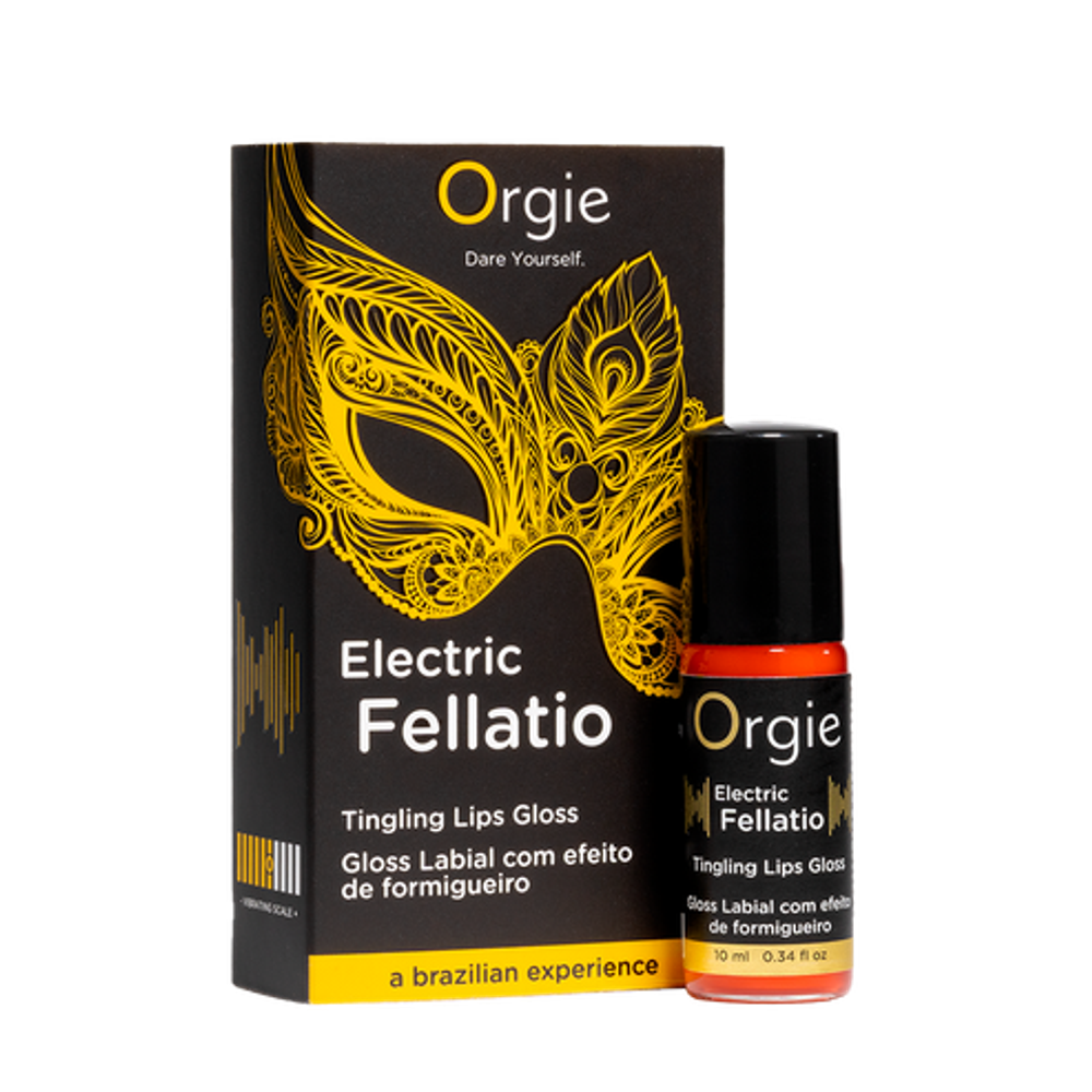 Блеск для губ Orgie Electric Fellatio с вибрирующим эффектом, 10 мл