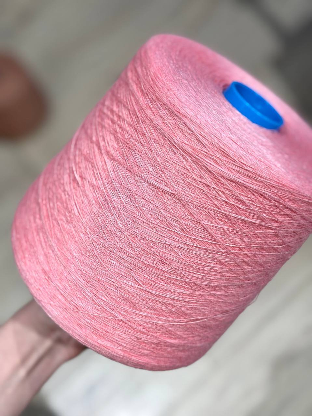 Cariaggi, лен 100%, 1400 м в 100 гр, приятно розовый