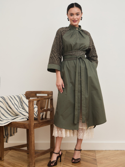 Платье кимоно ажурное