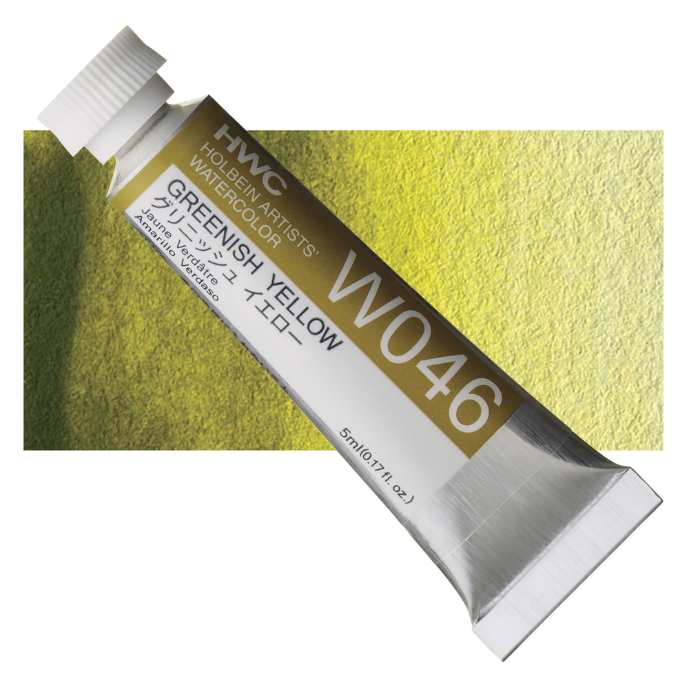 Акварель Holbein 5 мл. 046 [C] Greenish Yellow